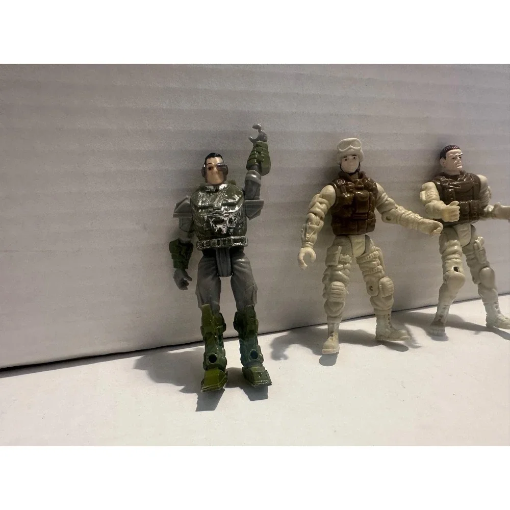 Military & Adventure Action Figure Collection 3-Pack Fully Jointed Multicolor